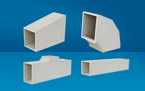 Glass magnesium air duct
