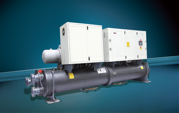 Frequency conversion water source heat pump unit